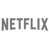 Netflix Logo - grey